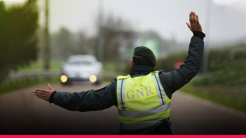 Christmas traffic rule breaking in Portugal