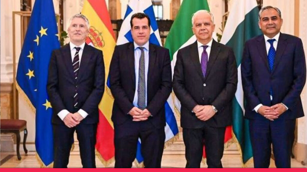 রোমে চার‑দেশীয় বৈঠকে অভিবাসন ও অনিয়মিত মাইগ্রেশন নিয়ন্ত্রণে ঐকমত্য; ইতালি, স্পেন, গ্রিস ও পাকিস্তানের যৌথ কৌশল গ্রহণ