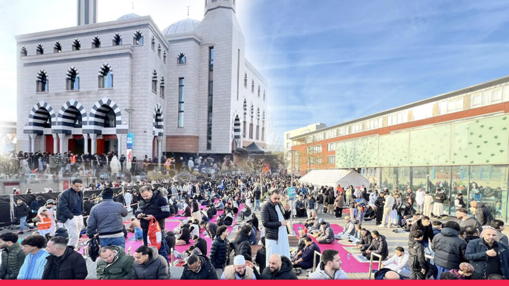 হাজারো মুসল্লির স্বতঃস্ফূর্ত অংশগ্রহণ; রটারডামে উৎসবমুখর পরিবেশে পালিত হলো পবিত্র ঈদ